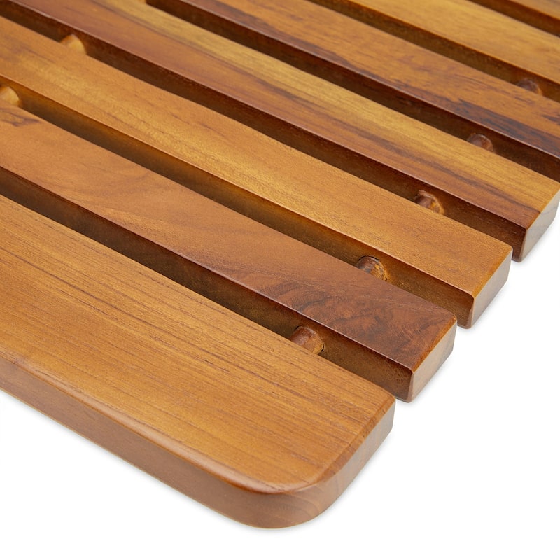 Teak Shower Mat 30"