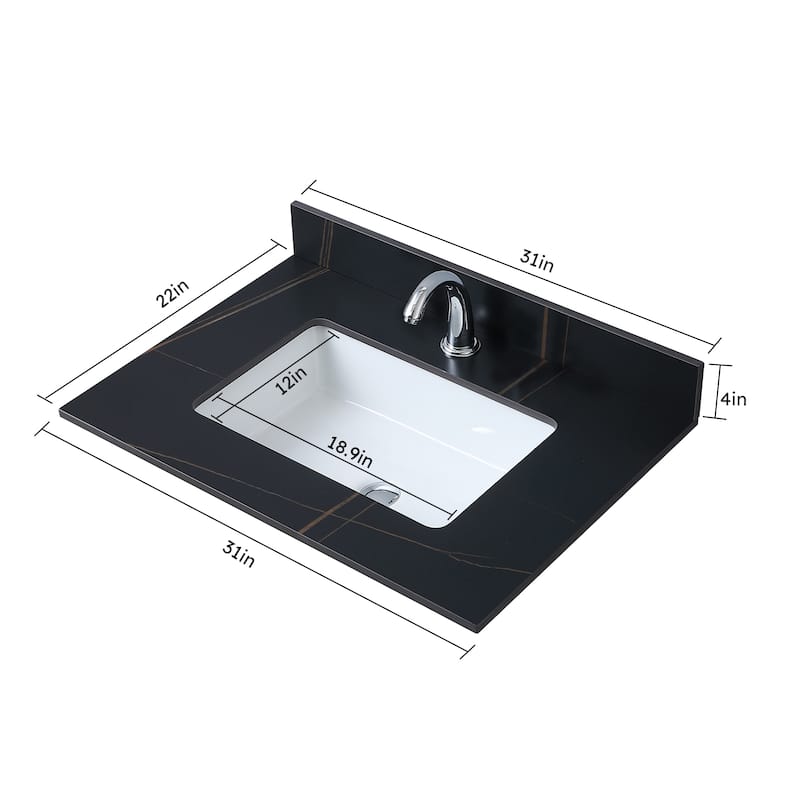 Montary Sintered Stone Bathroom Vanity Top