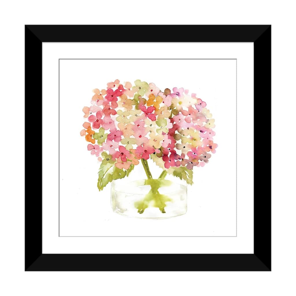 iCanvas "Hydrangea Pink Vase" by Sara Berrenson