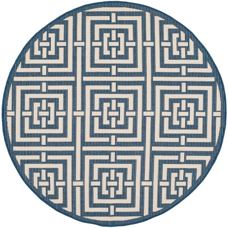 SAFAVIEH Courtyard Ginger Indoor/ Outdoor Waterproof Patio Backyard Rug