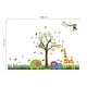 preview thumbnail 3 of 3, Walplus Colorful Skirting Animal Tree Kids Wall Sticker Nursery Decor