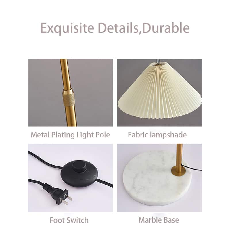 63 Inches Arched Floor Lamp for Bedrooms and Living Rooms