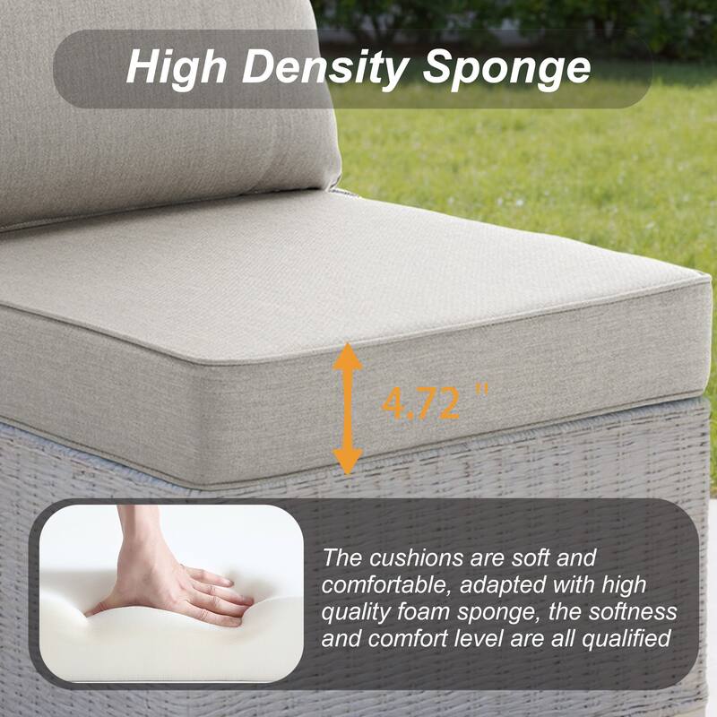 Sunbrella Indoor Outdoor Chair Cushion and Pillow