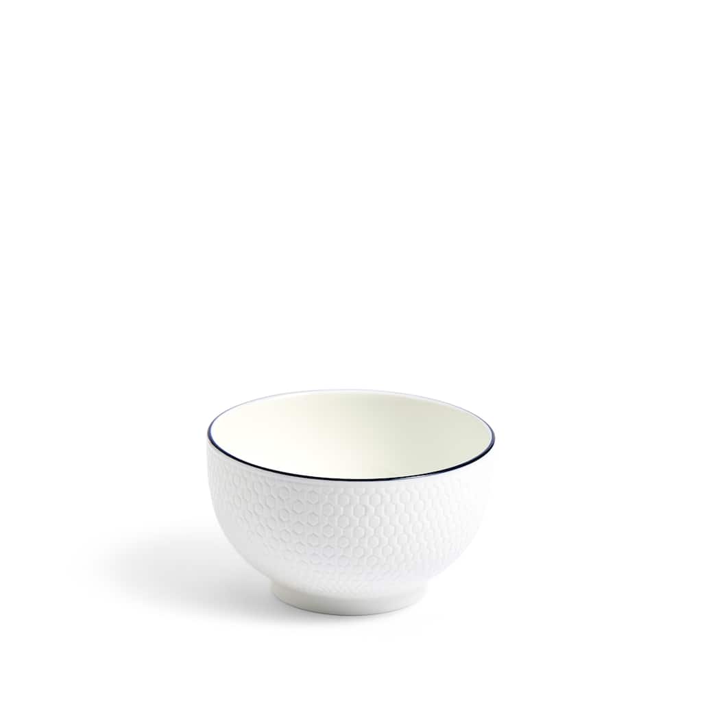 Wedgwood Gio Blue Bowl 4.3in, Blue Line