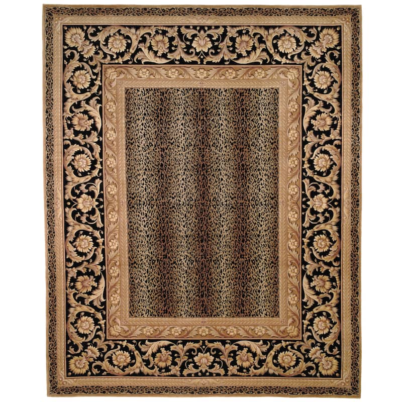 SAFAVIEH Couture Hand-knotted Florence Bita Traditional Oriental Wool Rug - 10' x 14' - Gold/Burgundy