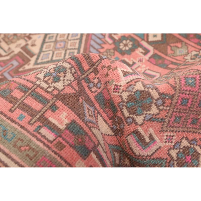 ECARPETGALLERY Hand-knotted Antalya Vintage Pink Wool Rug - 2'5 x 6'4