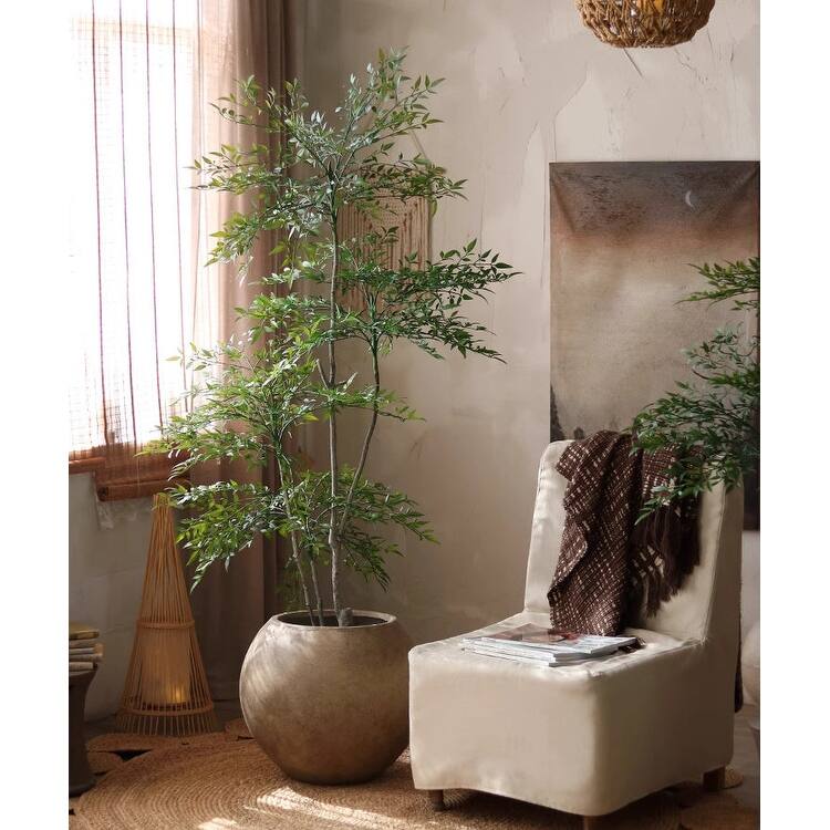RusticReach Lifelike Nandina Indoor Tree