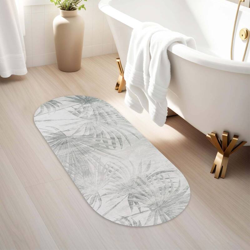 Decorative Runner Bath Mat 40x18 Ultra Absorbent Quick Dry Rug