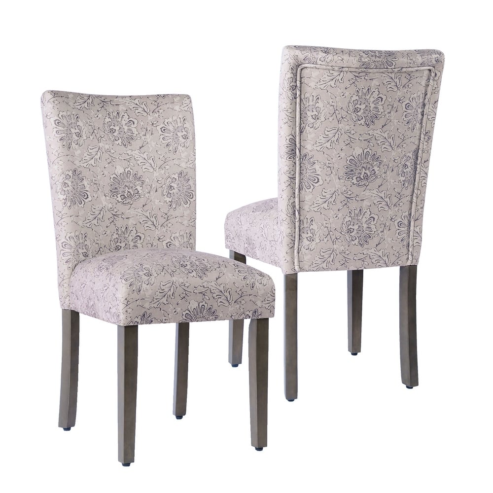 HomePop Classic Parsons Medallion Dining Chair (Set of 2)