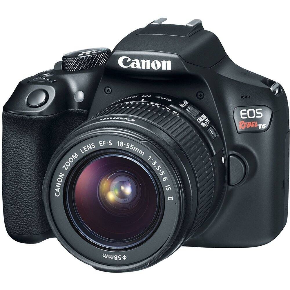 Canon EOS Rebel T6 Digital SLR Camera Kit EF-S 18-55mm f/3.5-5.6 is - 90 Day Warranty
