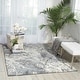 preview thumbnail 1 of 12, Nourison Maxell Contemporary Grey Ombre Abstract Area Rug