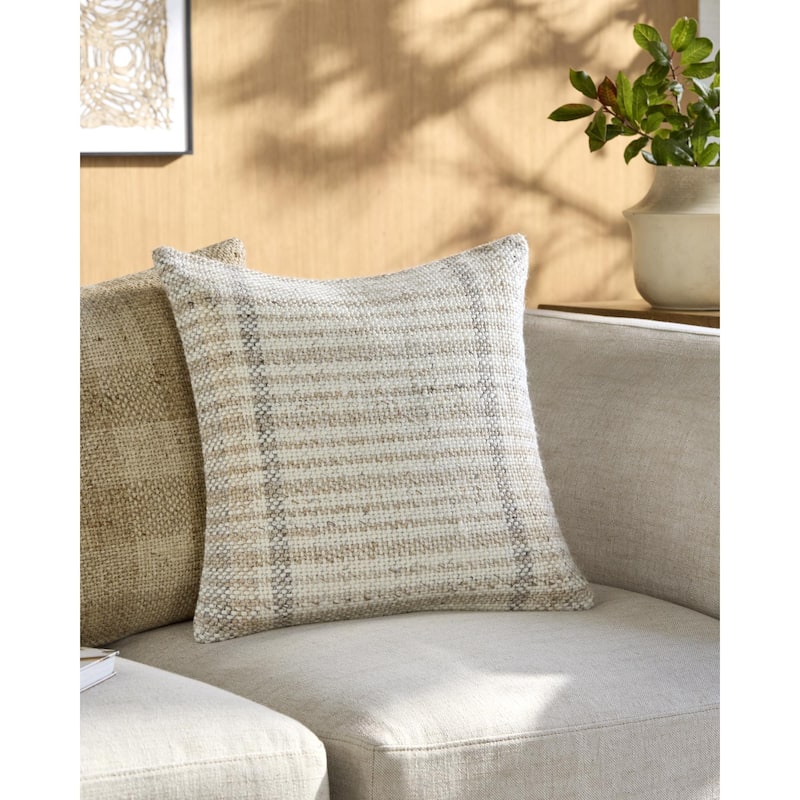 Becki Owens x Livabliss Amaya Transitional Accent Pillow - 20"L x 20"W - Down