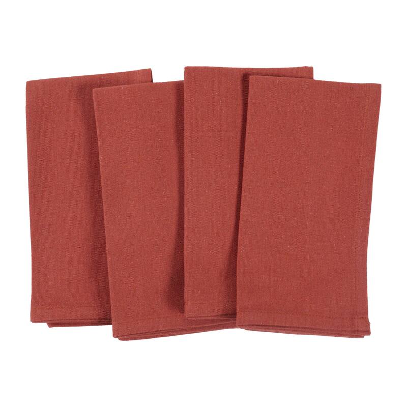 KAF Home Overbrook Chambray Dinner Napkins, Set of 8