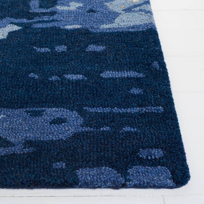SAFAVIEH Handmade Metro Vakina Modern Abstract Wool Rug