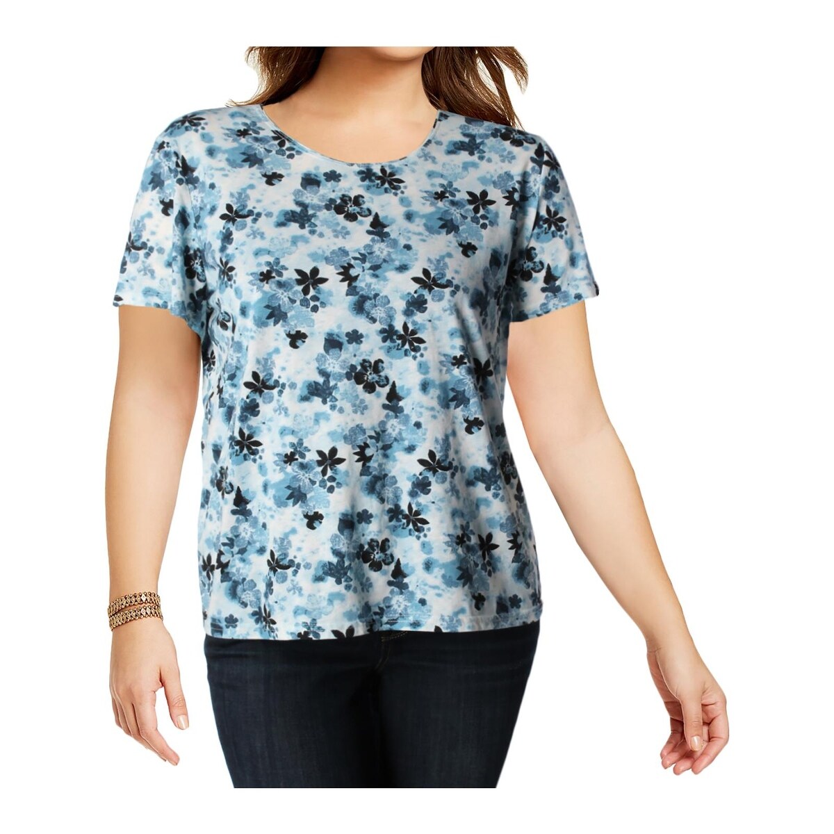 Shop Hc Casuals Womens T Shirt Printed Short Sleeves Xxl Overstock 22485793
