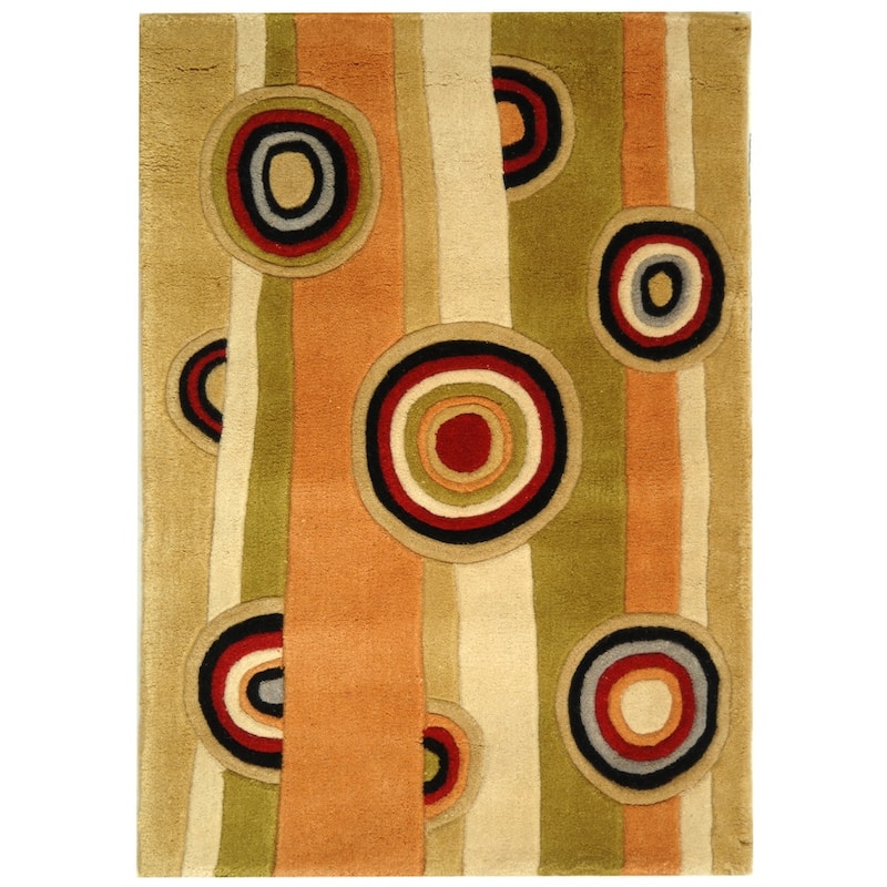 SAFAVIEH Handmade Rodeo Drive Ireland Mid-Century Modern Abstract Wool