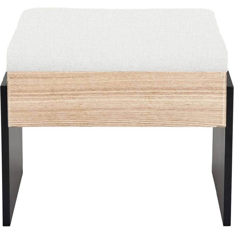 Modern Chenille Upholstered Bench with Foam Padding and MDF Frame