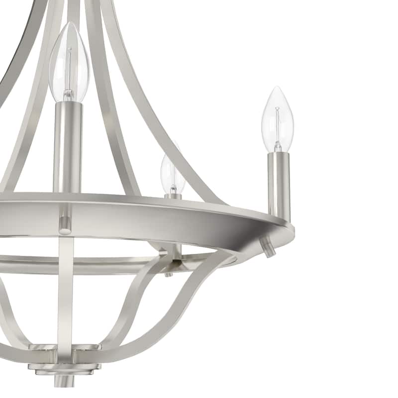 Hunter Perch Point Chandelier, Wheel, Candle, Dining Room, Entry, Modern Rustic, Industrial
