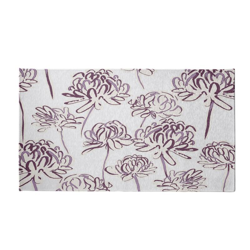 Blossom Bouquet Rug - 5' x 7' - Purple