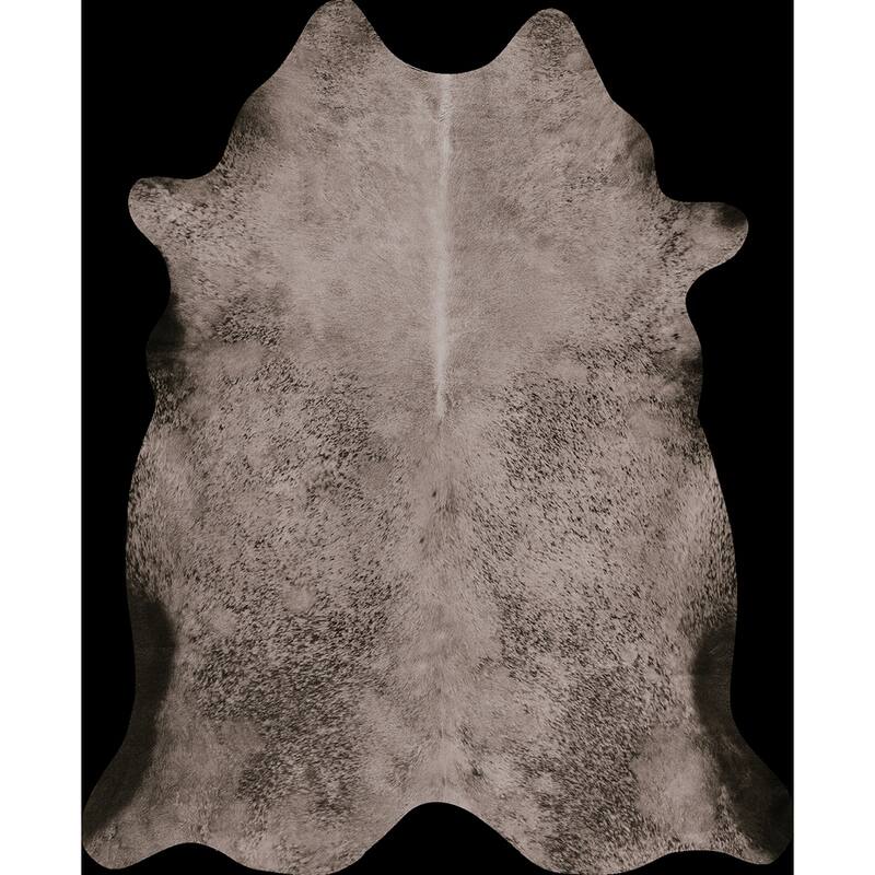 Addison Rugs Cheyenne Colorful Cowhide Print Non-Skid Area Rug - 8' 10" x 11' - Smoke - Novelty