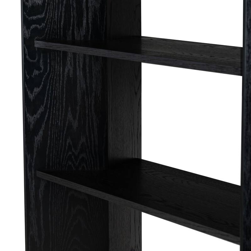 SAFAVIEH Couture Norrington Wood 5 Shelf Bookshelf - 38"W x 15"D x 76"H