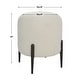 preview thumbnail 3 of 4, Uttermost Arles White Shearling Ottoman