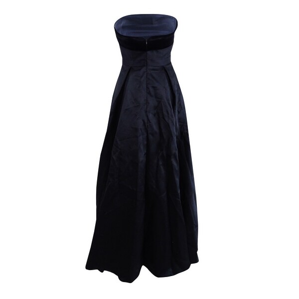 black velvet ball gown