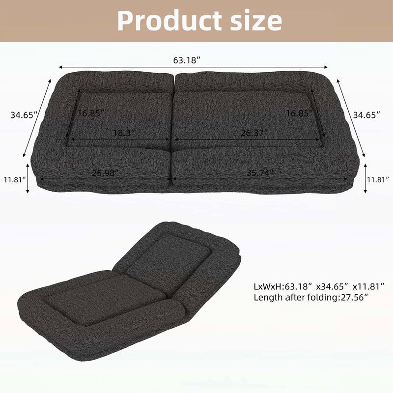 Folding Sofa Chair with 5 Adjustable Positions for Ultimate Relaxation and Comfortable Gaming,Meditation,and Lounging