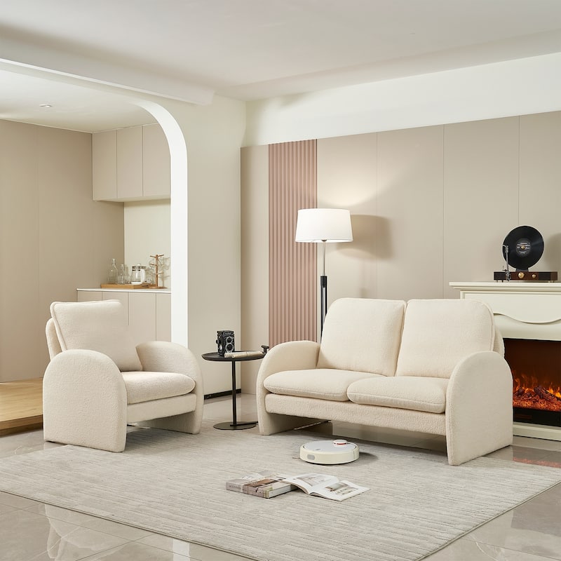 Modern and comfortable living room sofa set