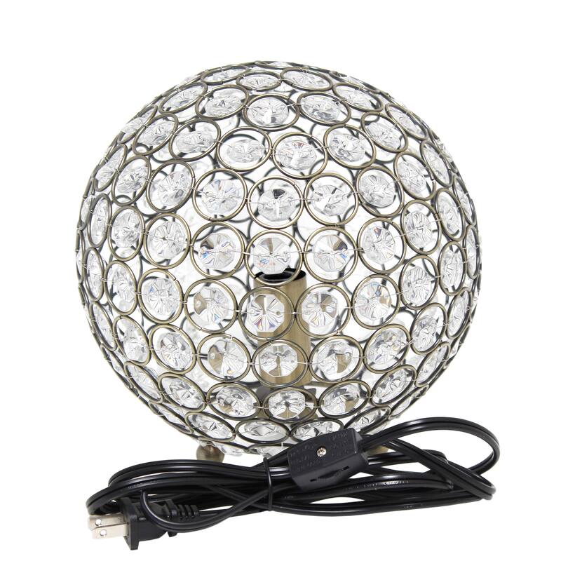 Crystal Ball Sequin Table Lamp