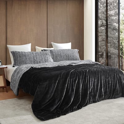 Some Like it Hot - Some Like it Cold - Coma Inducer® Oversized Comforter Set - Black
