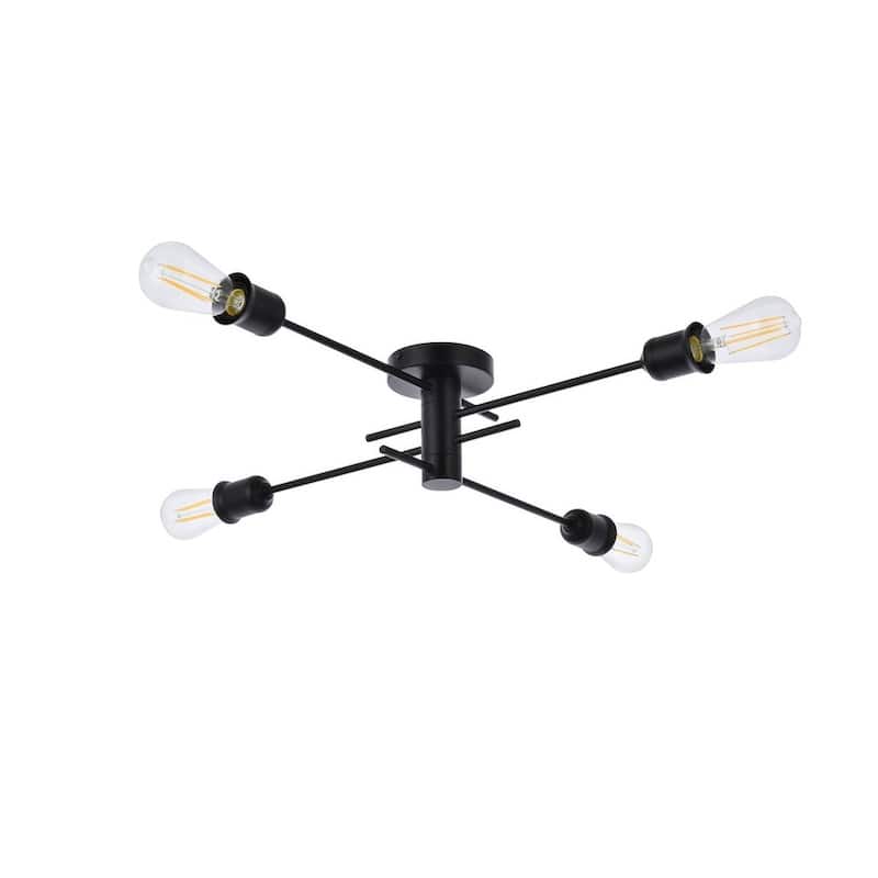 Bane 4 Light Flush Mount - 26 Inch