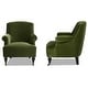 preview thumbnail 29 of 30, Eloise 30" Transitional Velvet Pleated Sock Arm Accent Chair