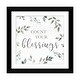 preview thumbnail 1 of 18, iCanvas "Blessings Greenery" by Carol Robinson Black - 24x24x1