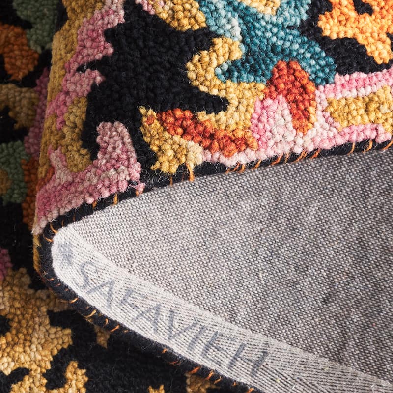 SAFAVIEH Handmade Aspen Polixenia Boho Floral Wool Rug