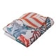 preview thumbnail 4 of 7, Greenland Home Fashions Atlantis Coastal Throw Blanket Coral