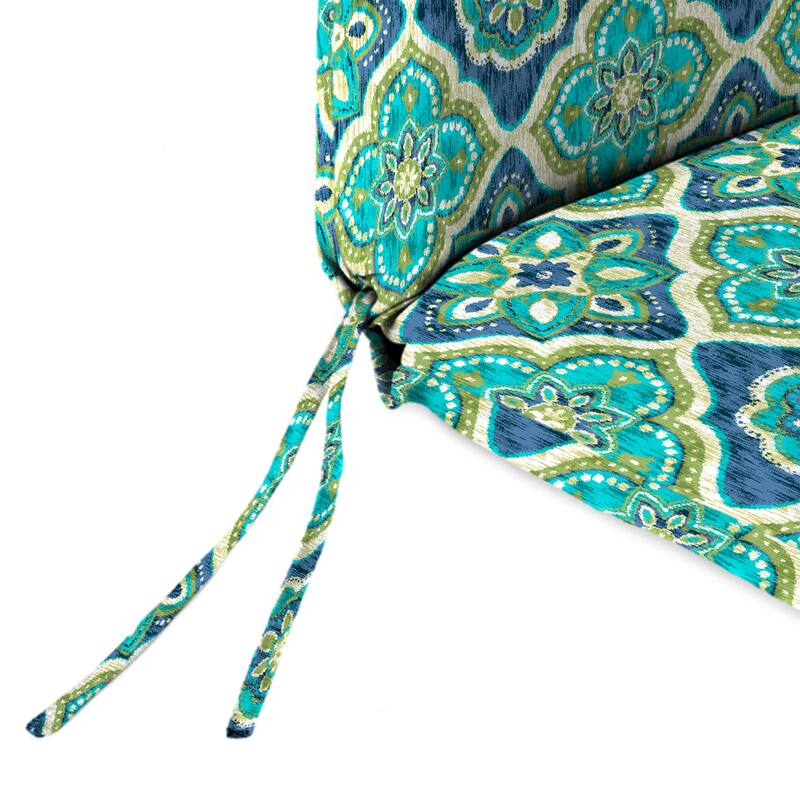 22" x 44" Outdoor Chair Cushion with Ties and Loop - 44'' L x 22'' W x 4'' H