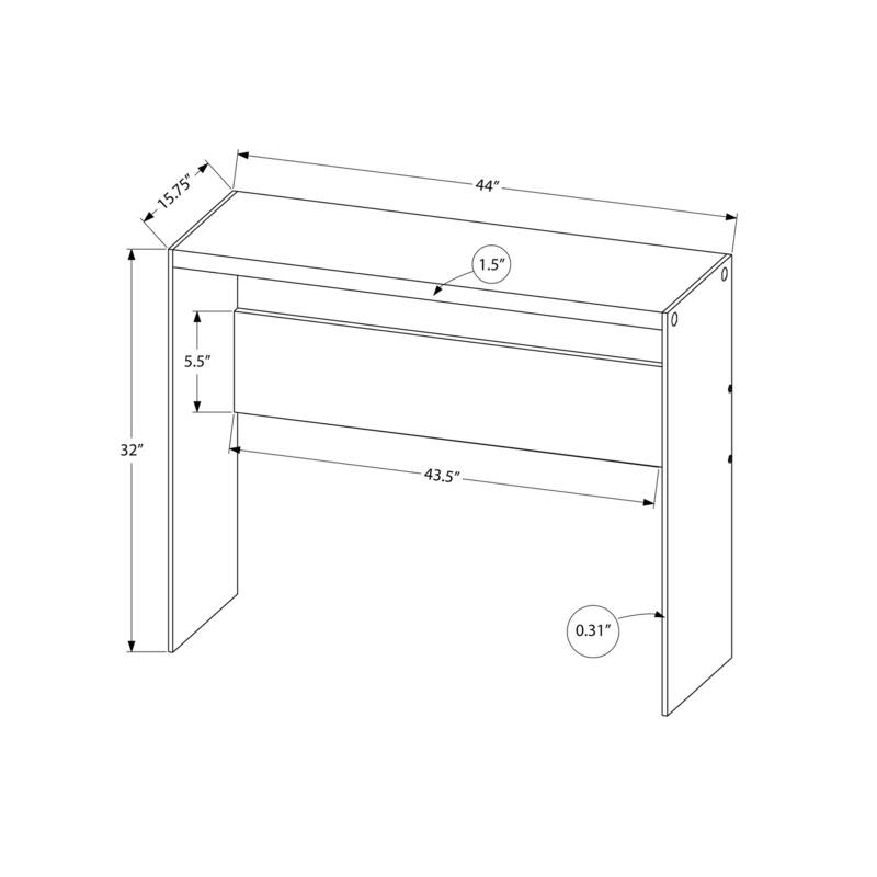 Accent Table - White