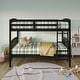 preview thumbnail 6 of 43, CraftPorch Mid-Century Twin Over Twin Bunk Bed