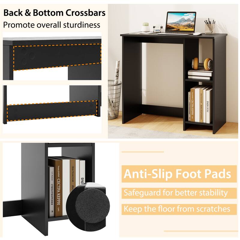 Gymax 31.5'' Small Computer Desk Home Office Study Writing Desk w/ 2