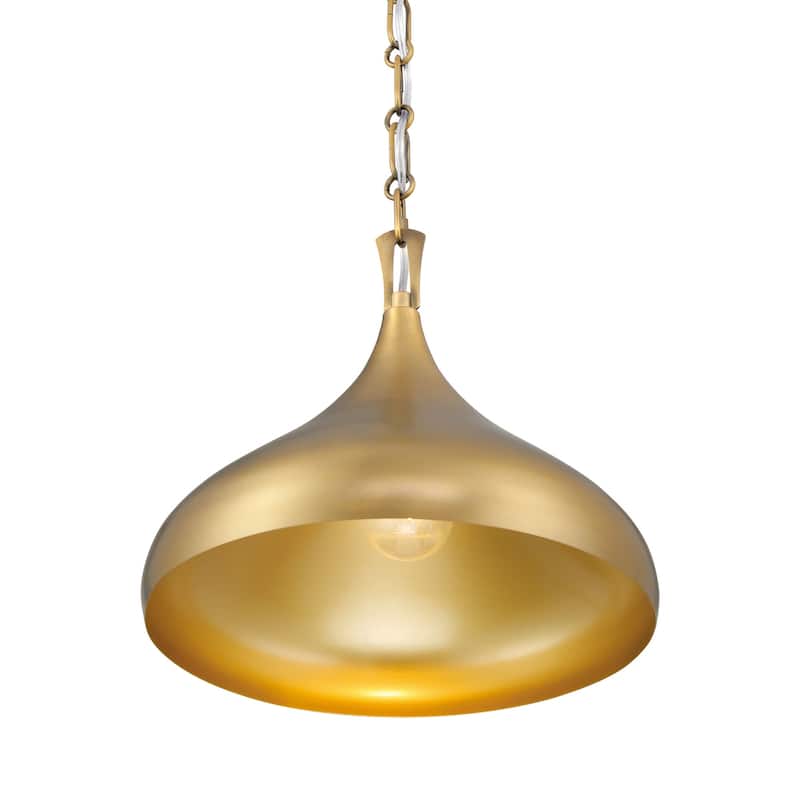 Minka Lavery 3931 Cedar Lane 13" Wide Pendant with a Steel Shade