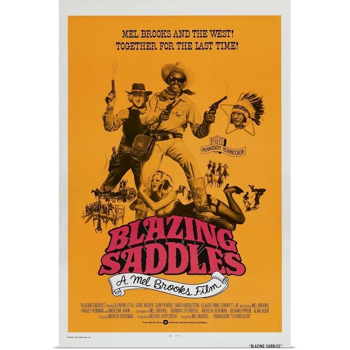 blazing saddles poster original