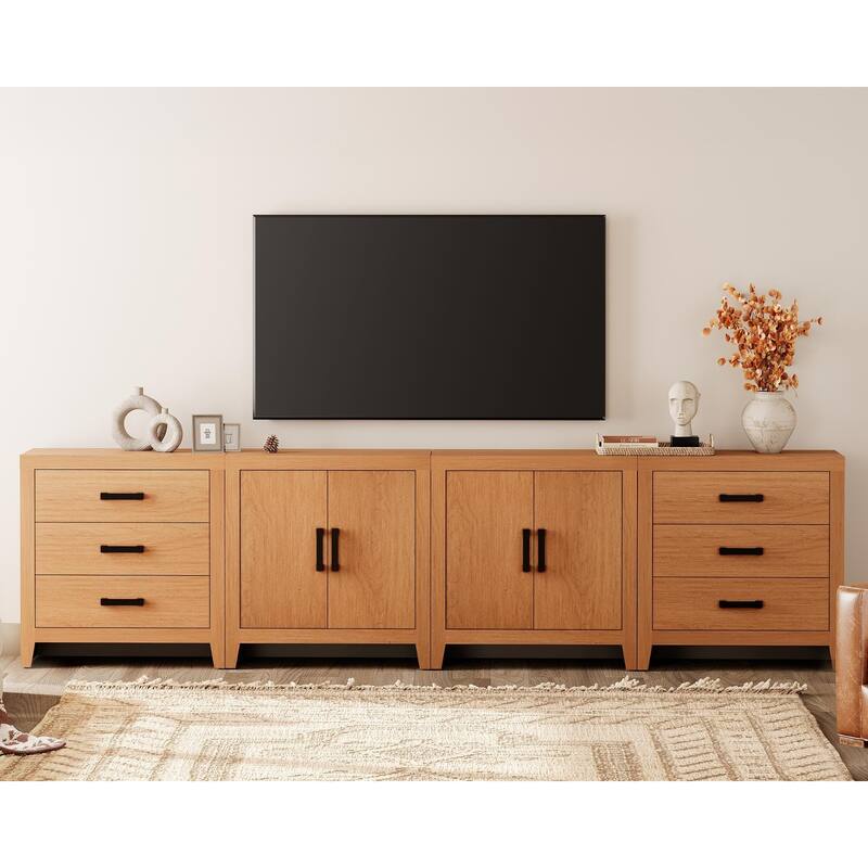 WAMPAT Buffet Cabinet with Drawers & Doors