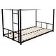 preview thumbnail 9 of 11, Twin over Twin Size Metal Bunk Bed with Vent Board, Heavy-duty Sturdy Metal, Noise Reduced, Safety Guardrail, CPC Certified