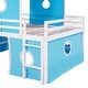 preview thumbnail 23 of 24, Full Bunk Bed with Slide, Tent & Tower - Fun & Safe for Kids