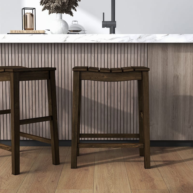 Tarala Farmhouse Counter Height Stool (Set of 2) by Furniture of America
