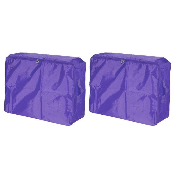2pcs Clothes Storage Bags, 23.6'' Length Closet Organizer Bag, Purple Bed Bath & Beyond 36680645