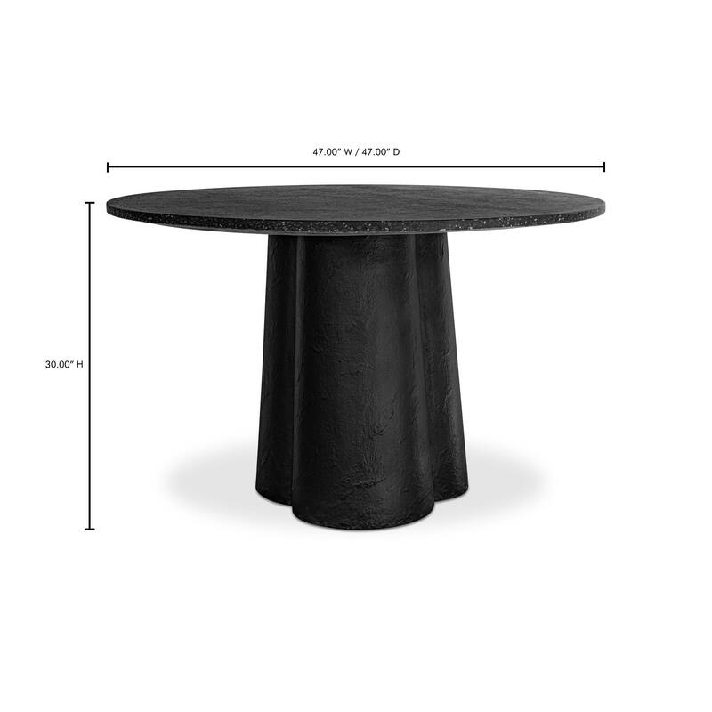 NADAAL STUDIOS Liora, Round Dining Table, Seats 4 - 47"W x47"D x30"H