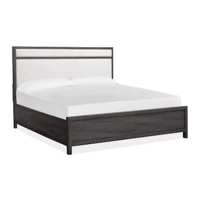 Magnussen Home Merrifield Raisin Black Upholstered Panel Bed