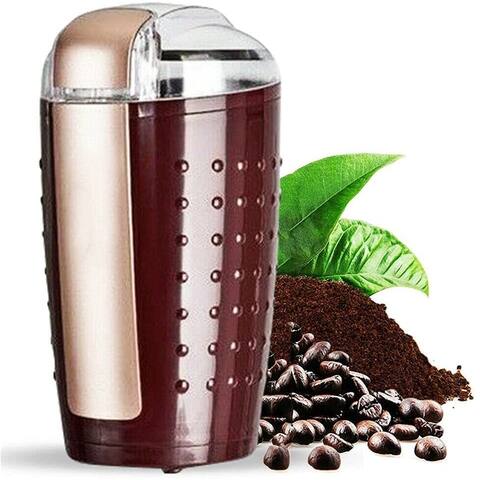 Coffee Grinder Spice Nut Grinders Blender Kitchen Living Room Brown